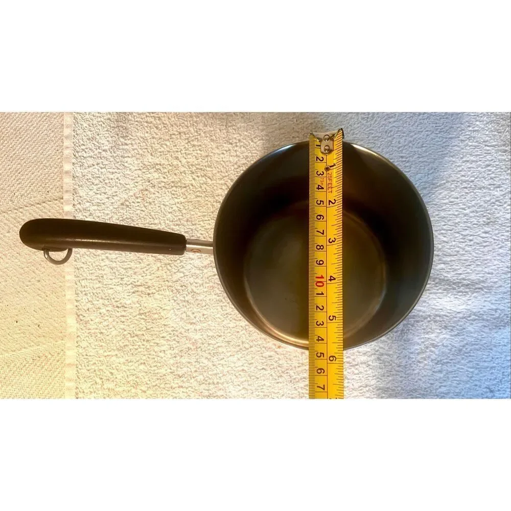 Vintage Revere Ware Stainless Steel Sauce Pan 1.5 Qt Copper Bottom USA
